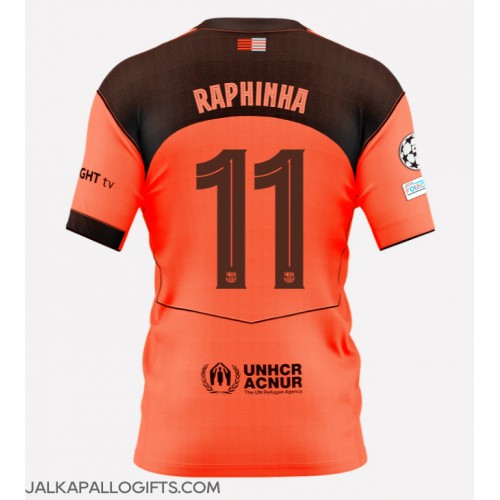 Barcelona Raphinha Belloli #11 Kolmaspaita 2025-26 Lyhythihainen